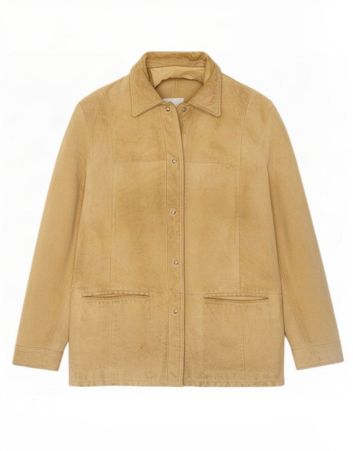 Martin Eden Chaqueta de ante para mujer IT 42 Cuero beige medio