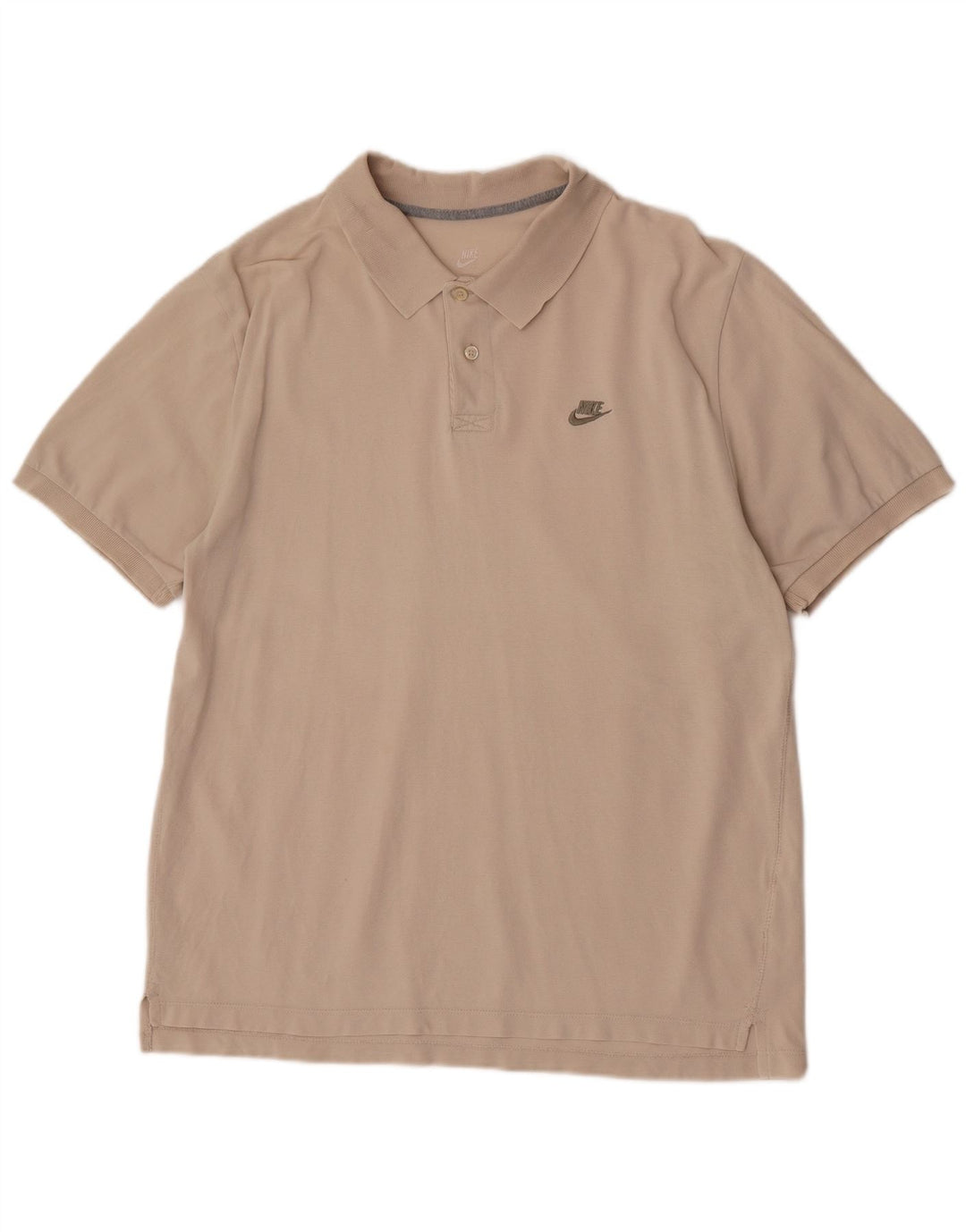 Nike Polo para hombre, talla grande, color beige
