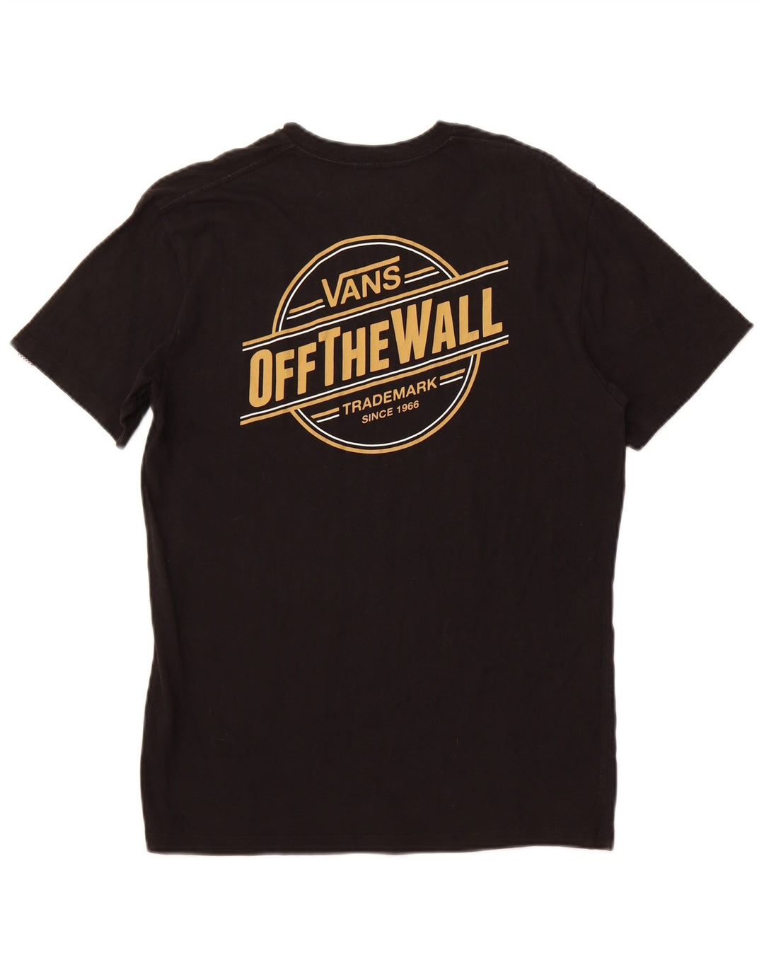VANS Camiseta gráfica para hombre Top Medium Black Cotton