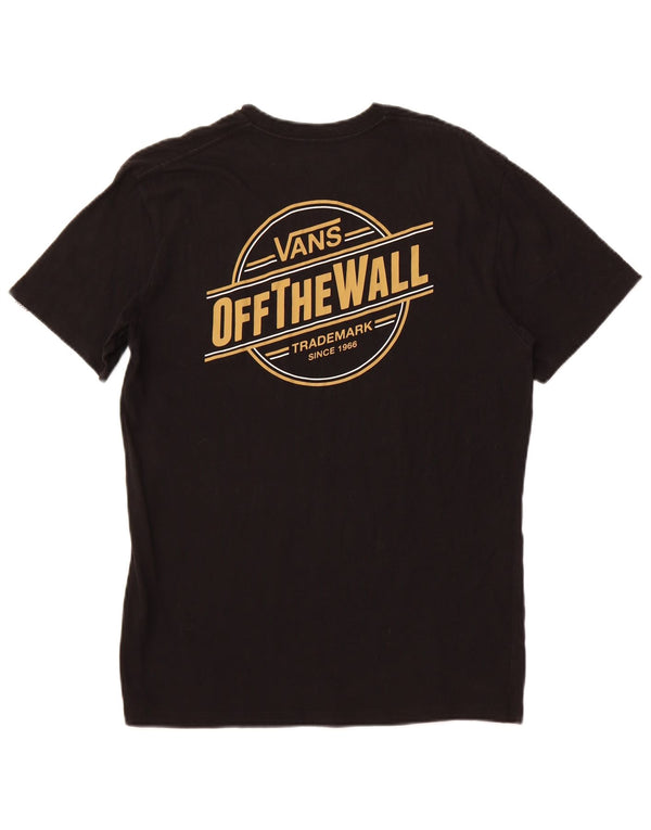 VANS Camiseta gráfica para hombre Top Medium Black Cotton