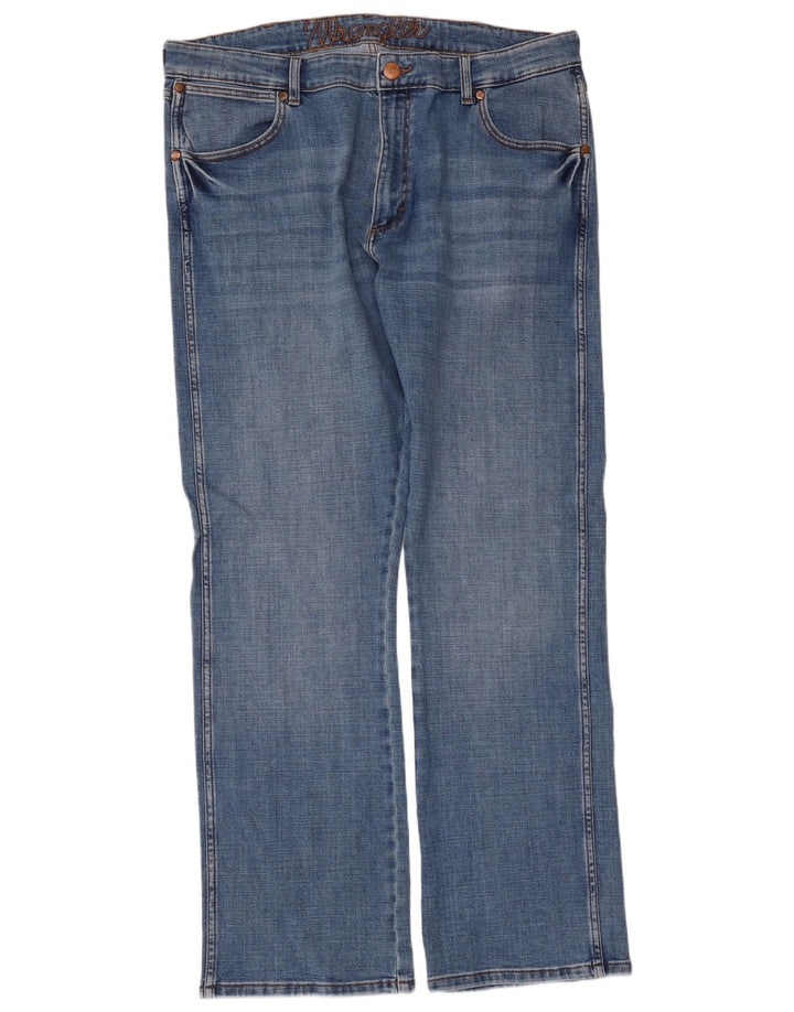 Wrangler Vaqueros Rectos Texas Para Hombre W38 L32 Azul