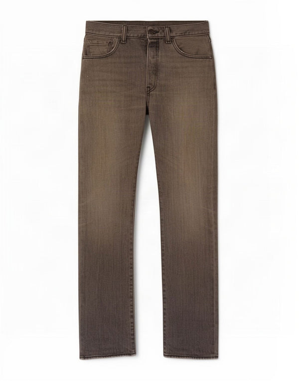 Vaqueros Levi's Mujer 501 Rectos W30 L32 Algodón Gris