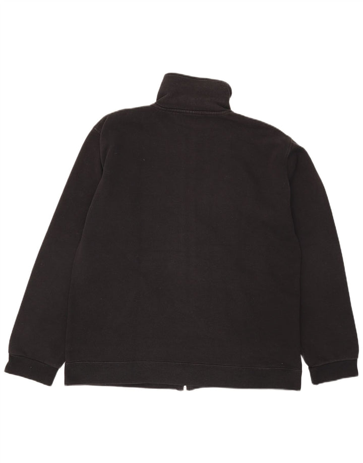 Reebok - Chaqueta de chándal para hombre, talla mediana, algodón negro