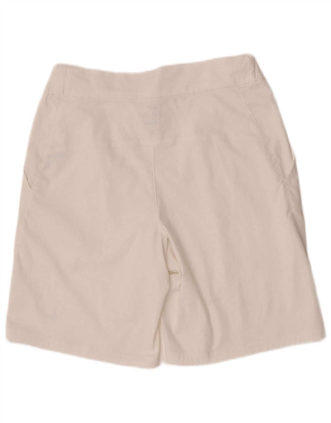 Nike Pantalones cortos chinos Dri Fit para hombre mediano W30 poliéster blanco
