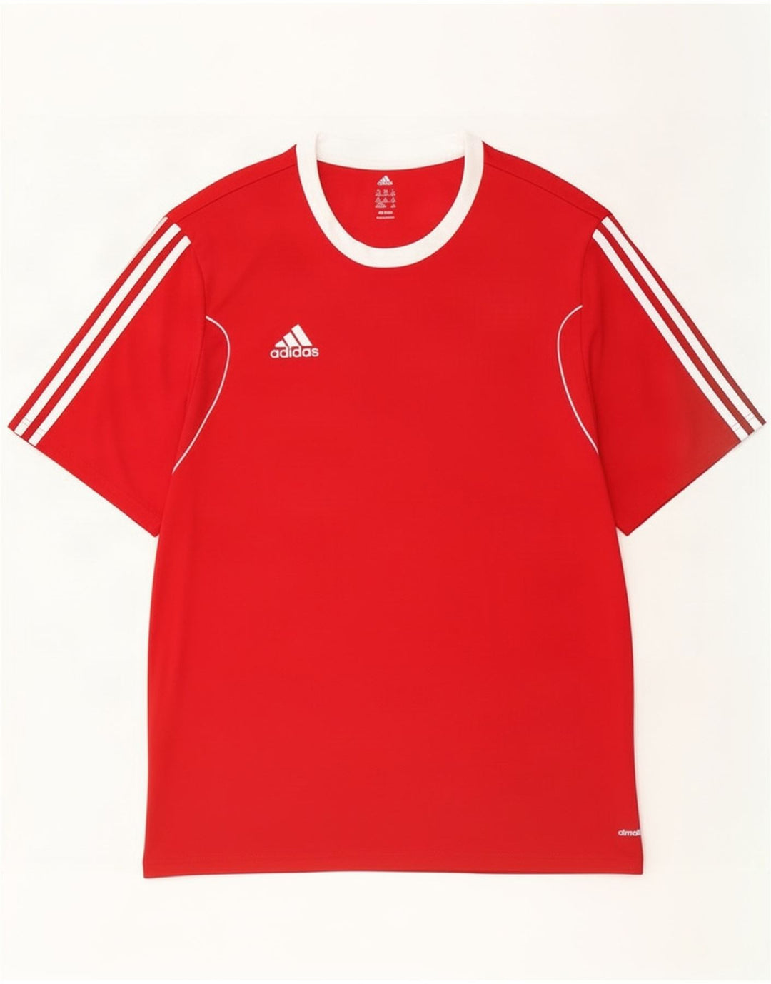 Adidas Mens Climalite Camiseta Top 2XL Rojo Poliéster