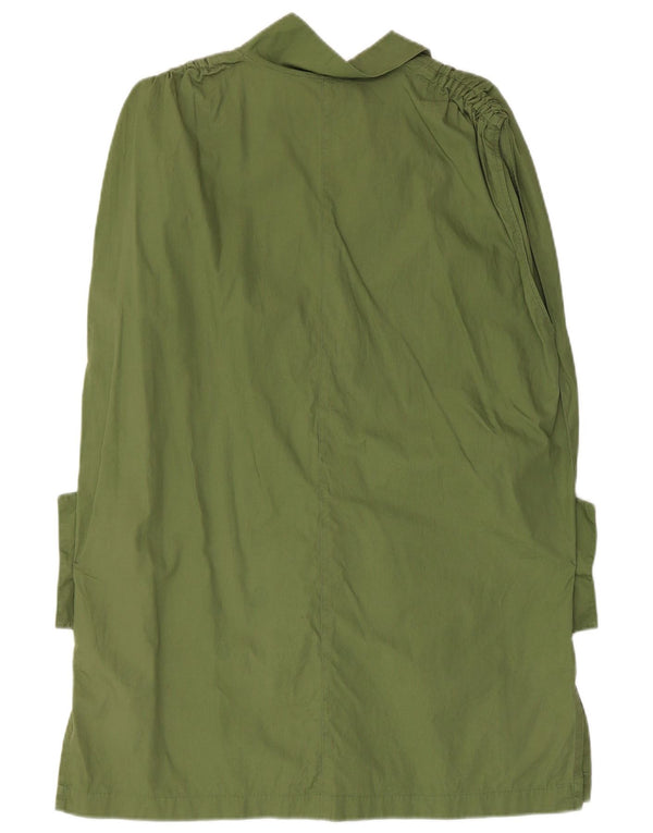 Luisa Spagnoli Vestido camisero tipo jersey para mujer IT 46 Grande Verde