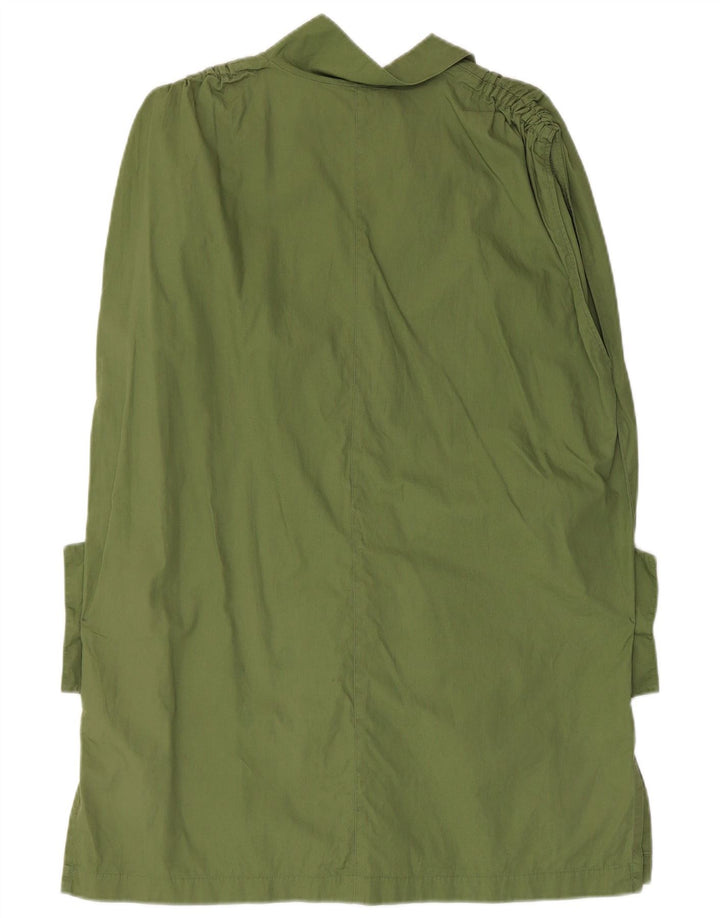 Luisa Spagnoli Vestido camisero tipo jersey para mujer IT 46 Grande Verde