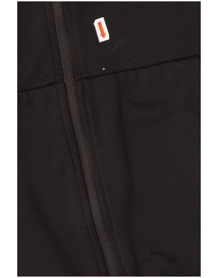 NIKE Sudadera con capucha y cremallera Dri Fit para hombre Poliéster negro mediano