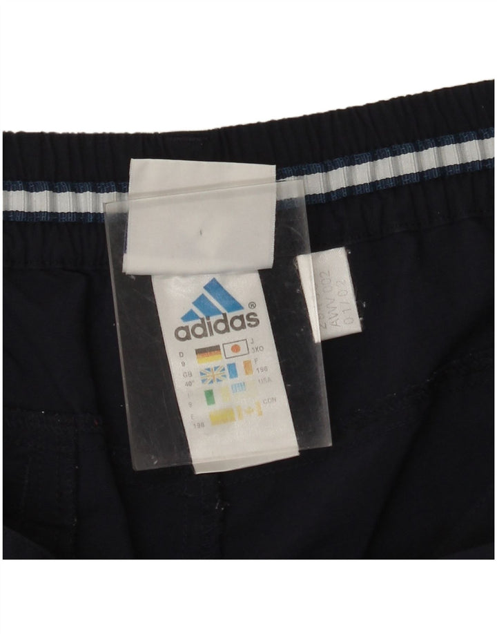 Pantalón Capri Recto ADIDAS Hombre W40 L21 Poliamida Azul Marino