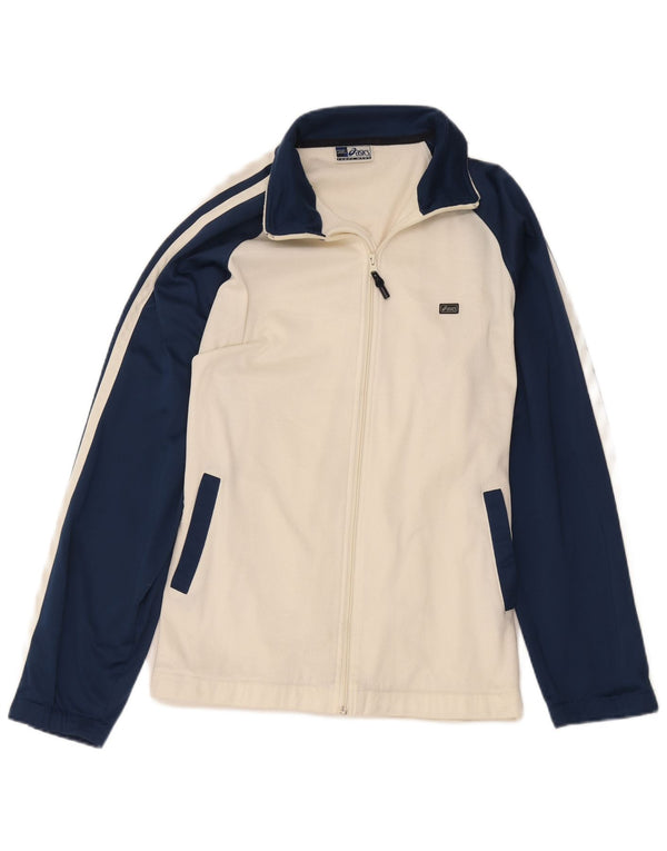 Asics - Chaqueta de chándal para mujer, talla 40, XL, color blanco