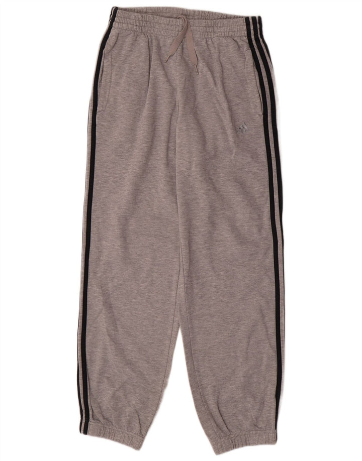Adidas Hombre Pantalones De Chándal Joggers Pequeño Gris