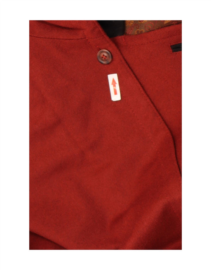 Abrigo con capucha para mujer Loden Frey EU 40 Lana roja mediana