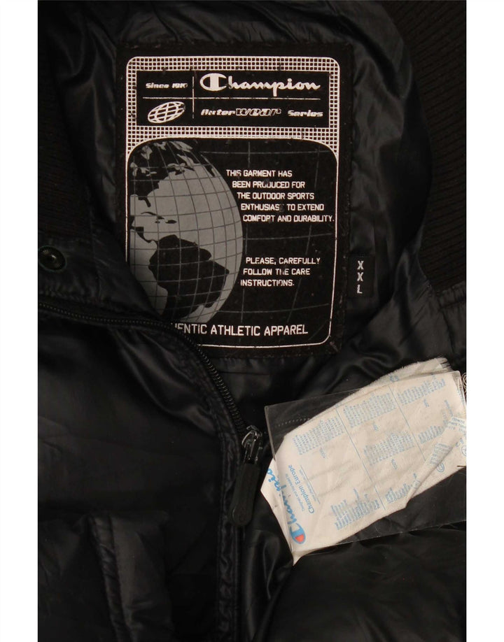 Champion Chaqueta acolchada para hombre UK 44 2XL Poliéster negro