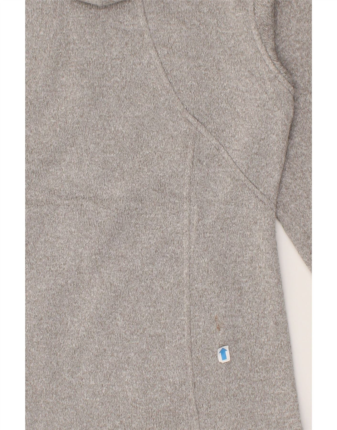 EDDIE BAUER Womens Zip Hoodie Sweater UK 14 Medium Grey Polyester Vintage Eddie Bauer and Second-Hand Eddie Bauer from Messina Hembry 