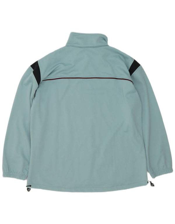 Asics Hombre Chándal Top Chaqueta 2XL Azul Colorblock Poliéster