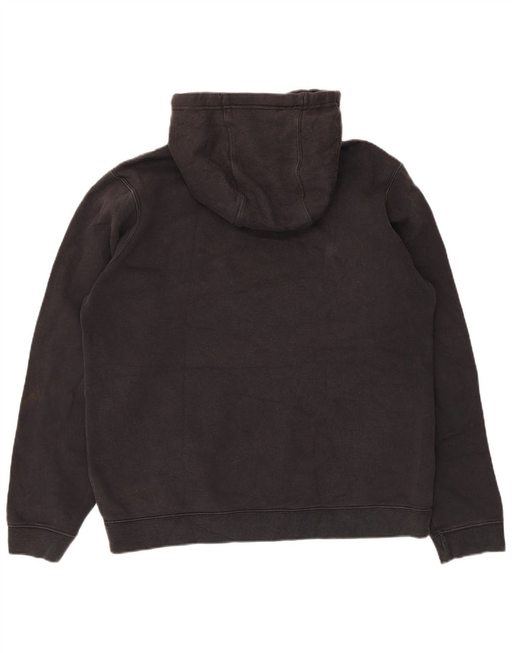 Nike - Sudadera con capucha para hombre (algodón negro mediano)