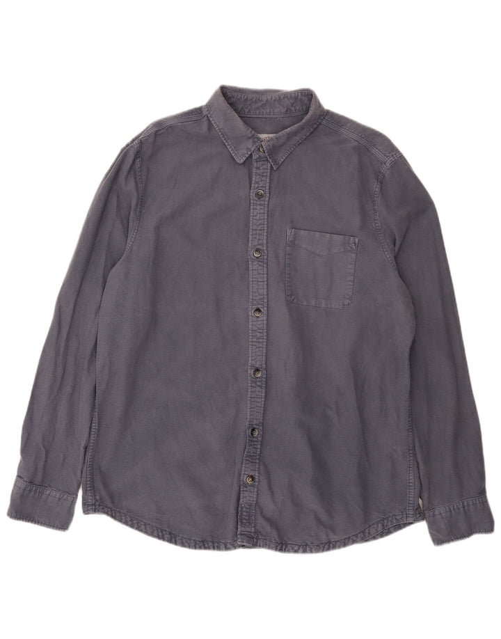 Camisa Hombre Fat Face XL Azul Marino Algodón