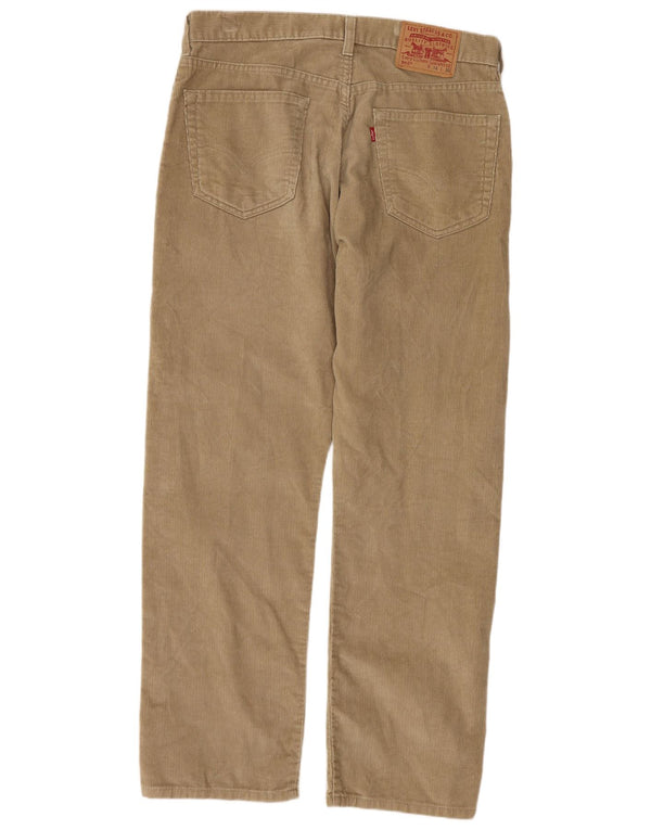 Levi's Pantalón recto de pana 505 de corte regular para hombre W34 L30 Algodón beige