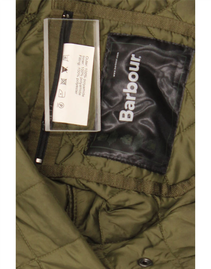 Barbour Chaqueta acolchada para hombre UK 42 XL Poliéster verde