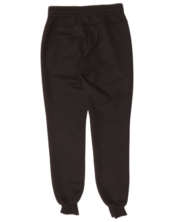 Adidas Mujer Chándal Pantalones Joggers UK 4/6 XS Negro Poliéster