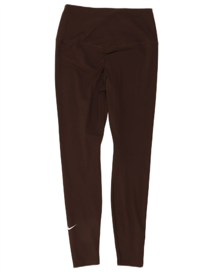Nike Leggings Dri Fit para mujer UK 40 Poliéster marrón medio