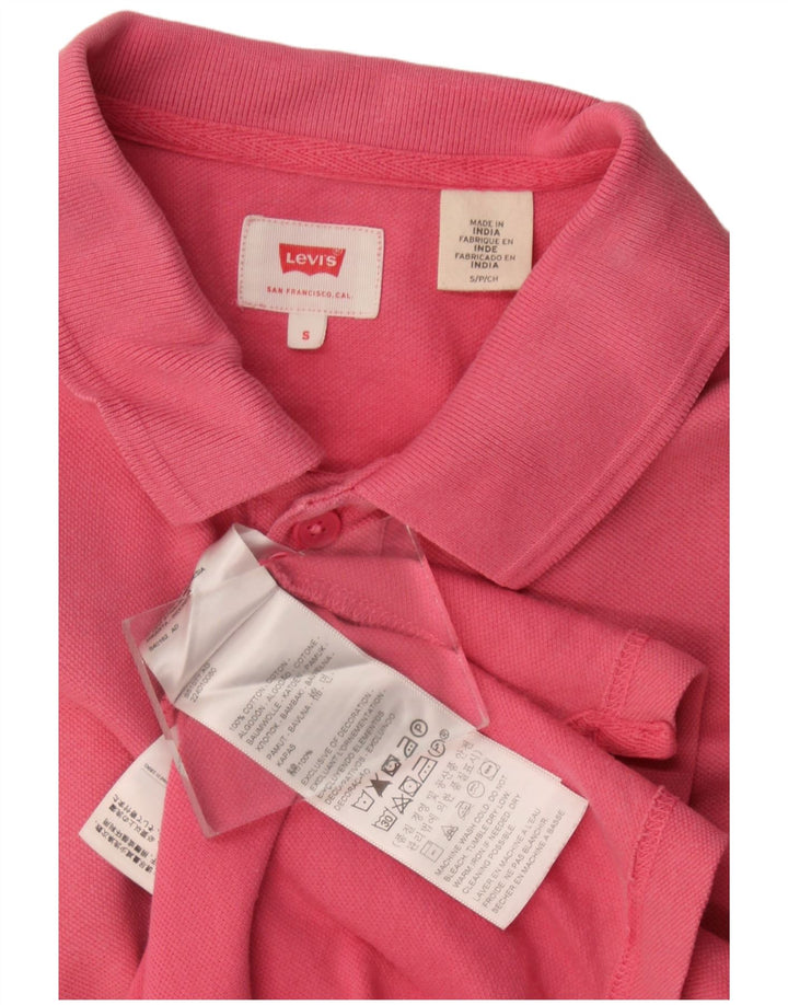 Levi's Polo Para Hombre De Algodón Rosa Pequeño