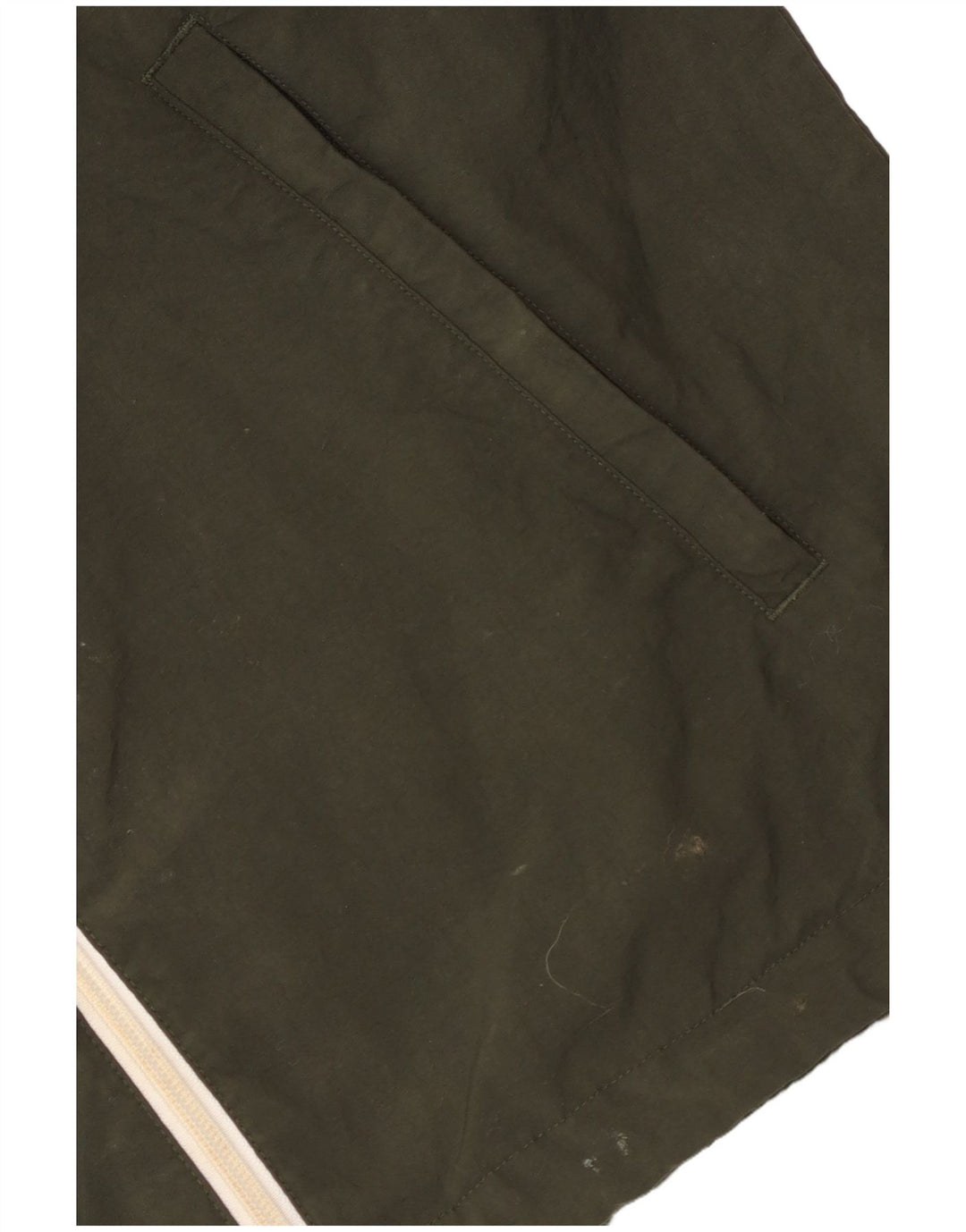 Adidas Chaqueta impermeable con capucha para hombre UK 36 Small Caqui Camuflaje Poliéster