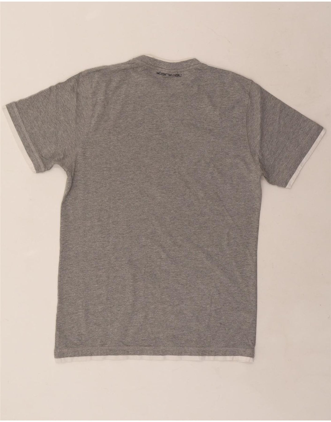 ANIMAL Camiseta gráfica para hombre Top Algodón gris medio