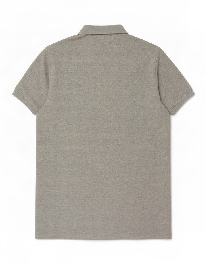 Polo Tommy Hilfiger Hombre Slim Fit Color Block Gris Medio