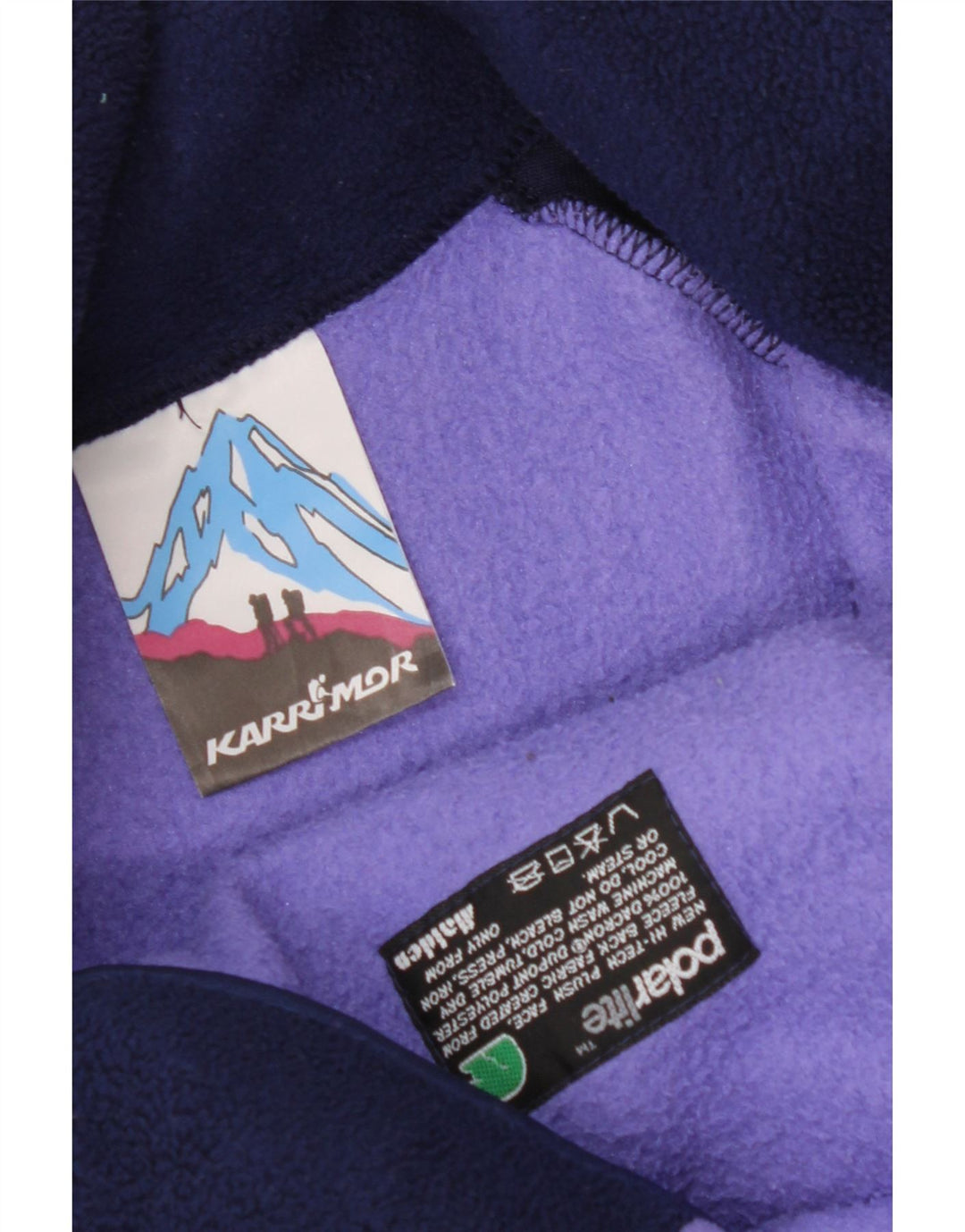 KARRIMOR Chaqueta polar con capucha para mujer UK 40 Medium Azul marino Colorblock