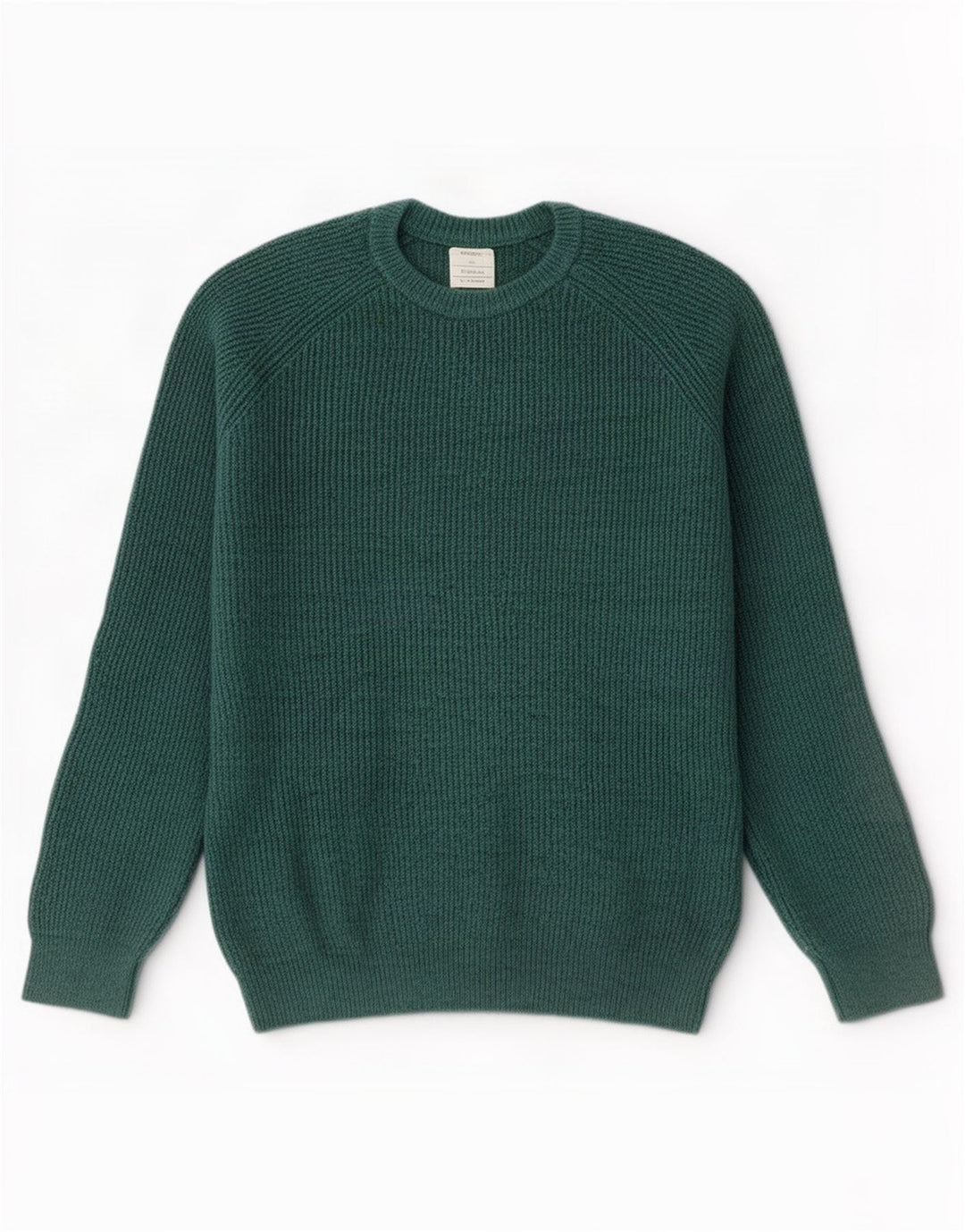 Marks & Spencer Jersey de cuello redondo para hombre XL Poliamida verde