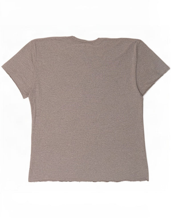 Vans Camiseta gráfica de ajuste clásico para hombre, talla 2XL, algodón moteado gris