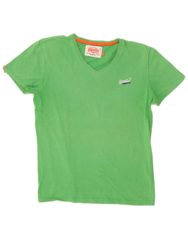 Superdry Camiseta Top Grande De Algodón Verde Para Hombre