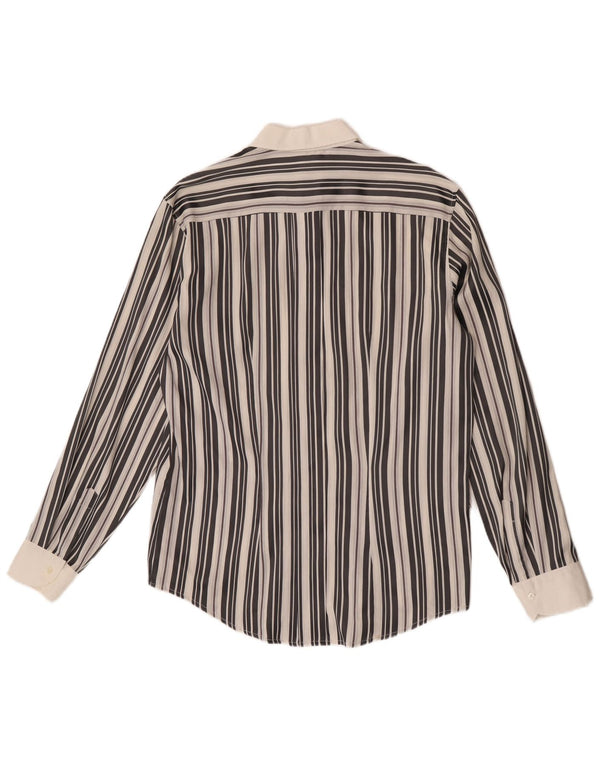 Naracamicie Camisa Hombre Grande Poliamida Rayas Blancas