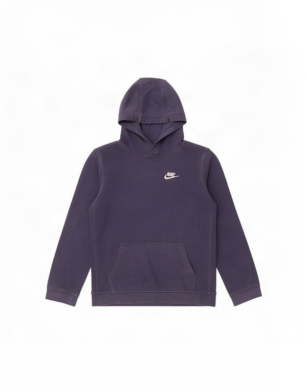 Nike - Sudadera con capucha para niños, ajuste estándar, 13-14 años, XL, algodón, azul marino