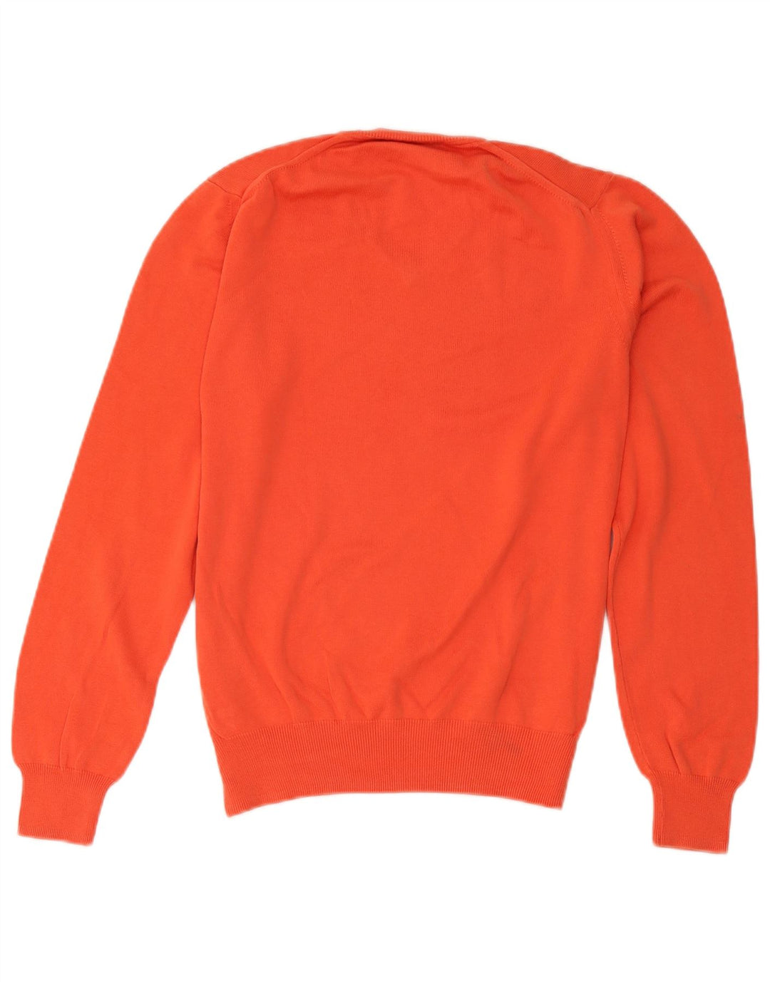 Zara Hombre Jersey Con Cuello En V Jersey Algodón Rojo Medio