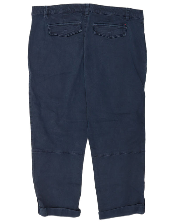 Tommy Hilfiger Pantalones cortos de cintura alta para mujer US 18 2XL W38 L24 Navy Bl