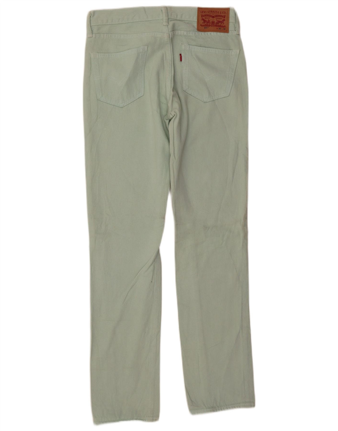 Levi's Mens 511 Slim Casual Pantalones W30 L32 Algodón Verde