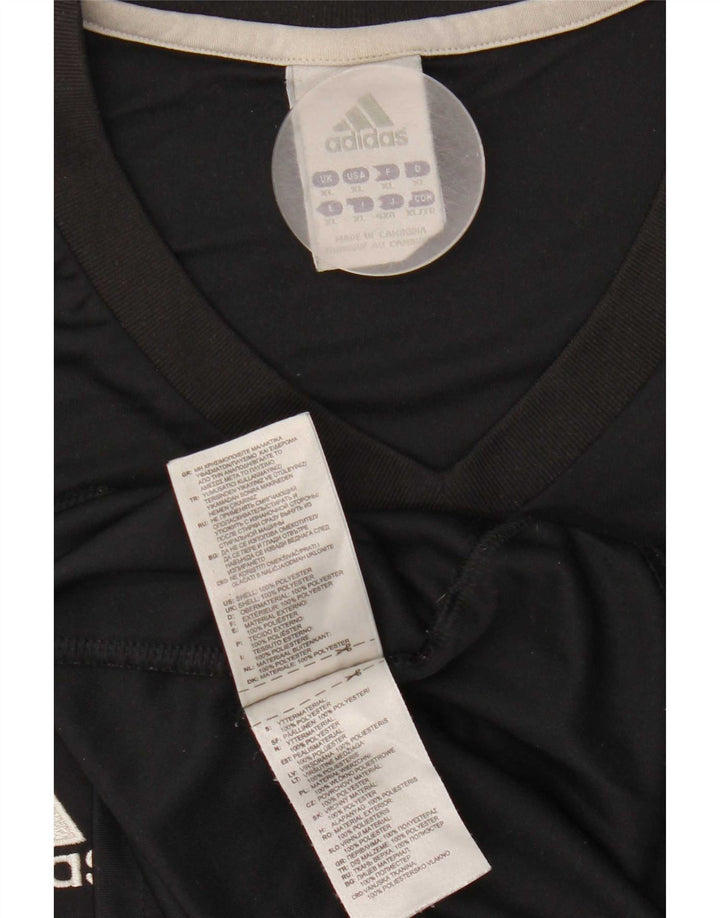 Adidas Hombre Camiseta Top XL Negro Poliéster