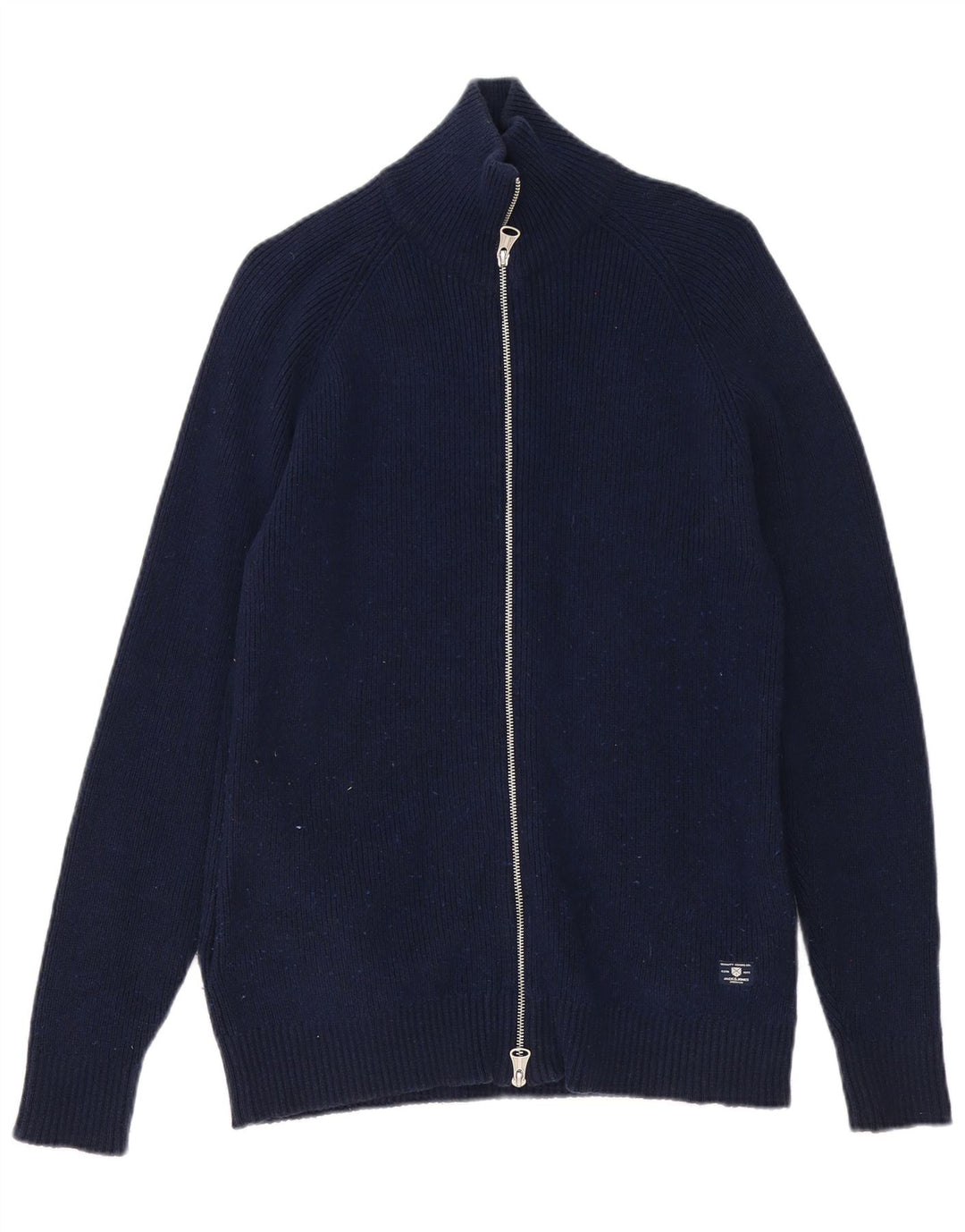 Jack & Jones Hombre Cárdigan Sweater Medium Azul Marino Algodón