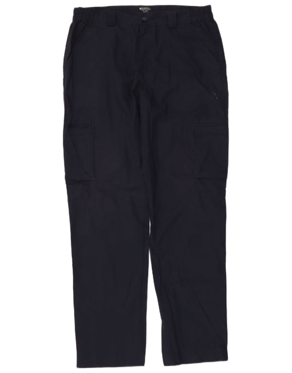 Pantalones cargo rectos para mujer de Mountain Warehouse W36 L34 Azul marino
