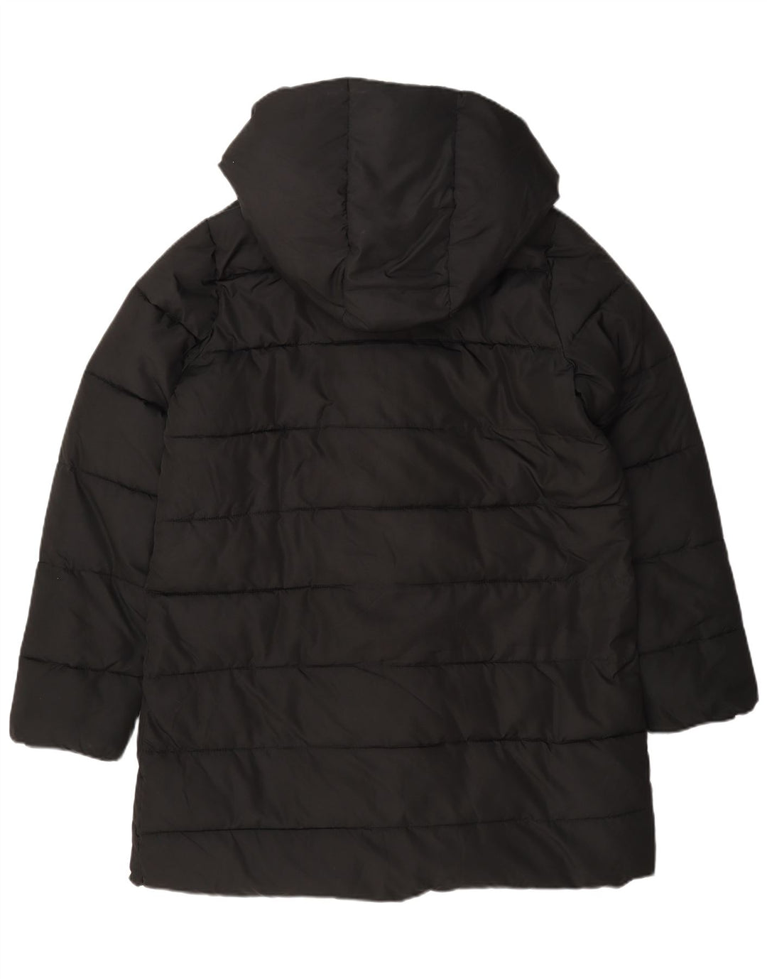 Hobbs Abrigo acolchado con capucha para mujer UK 12 Mediano Poliéster negro