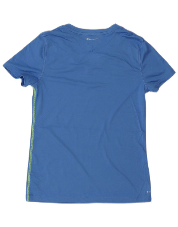 CHAMPION Camiseta para mujer Top UK 44 Poliéster azul medio