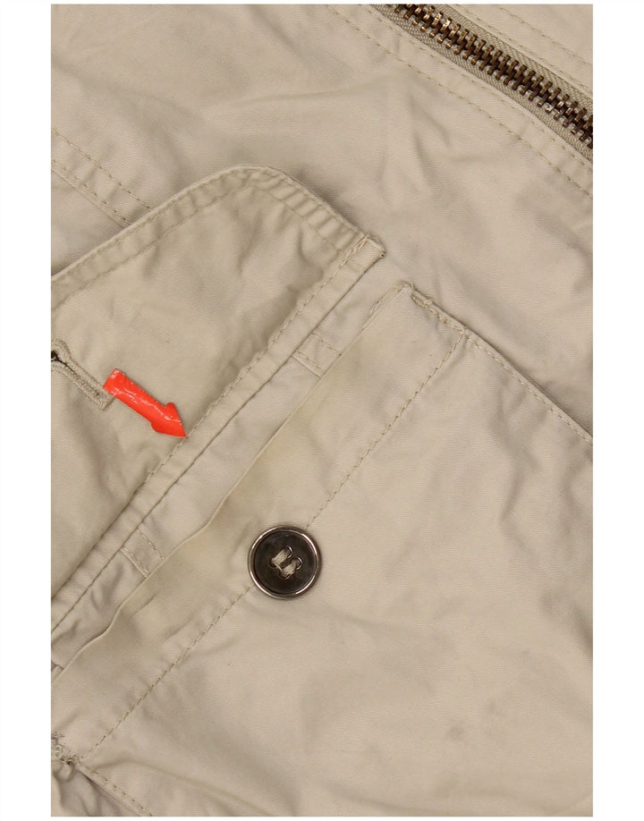 Zara Mujer Chaqueta Bomber UK 40 Grande Beige
