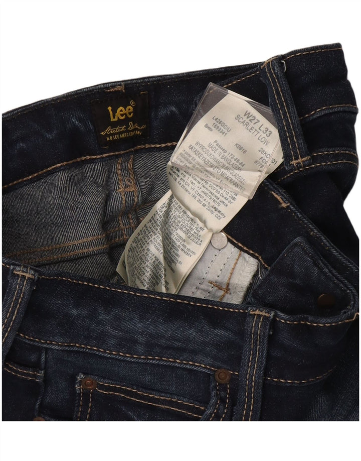 LEE Jeans Scarlett Low Skinny para Mujer W27 L33 Algodón Azul Marino