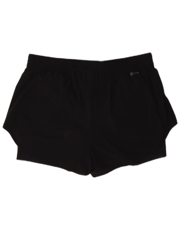 Pantalones cortos deportivos Adidas para mujer ES 24/26 2XL Negro Poliamida