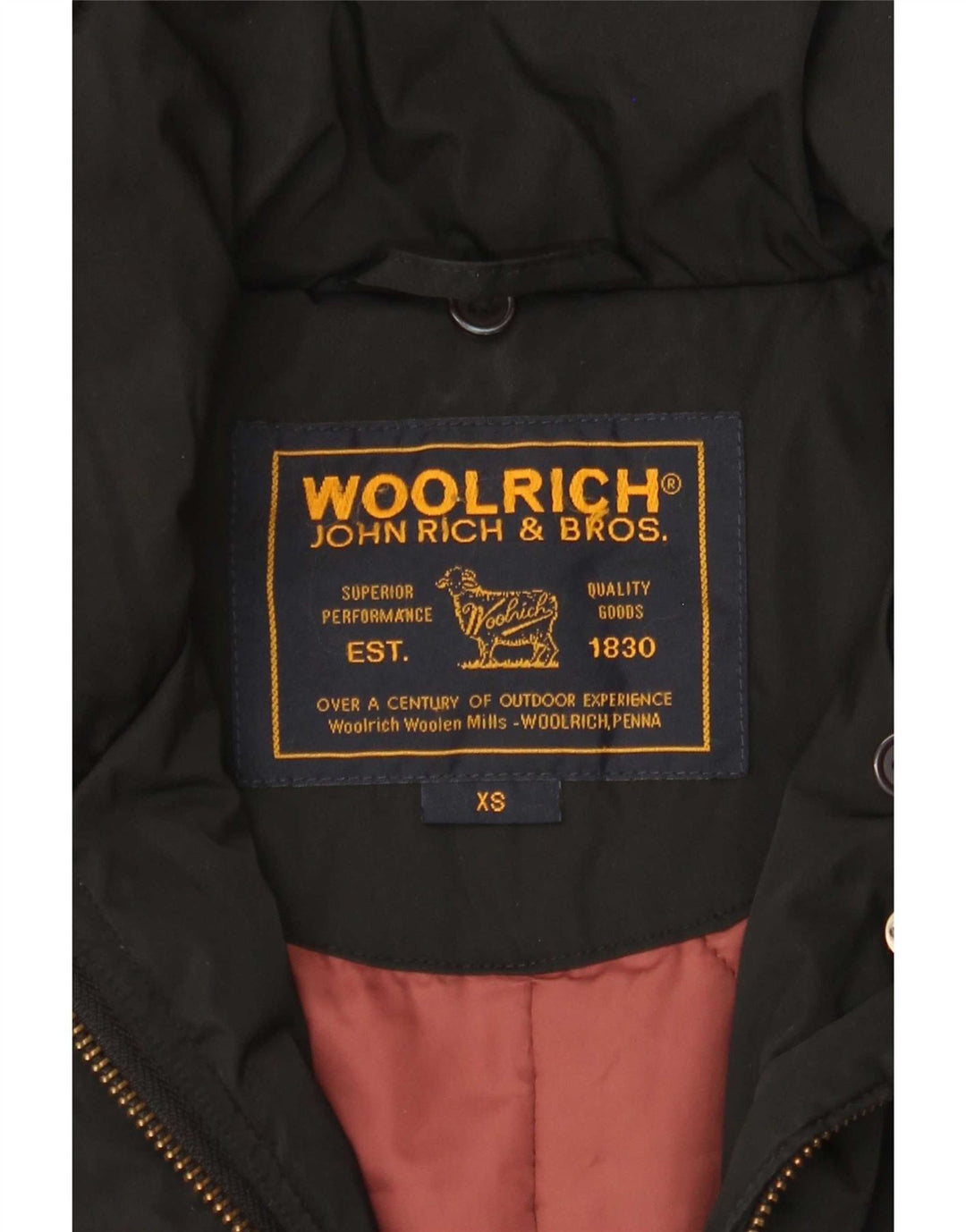 Woolrich Chaqueta acolchada para mujer UK 6 XS Negro