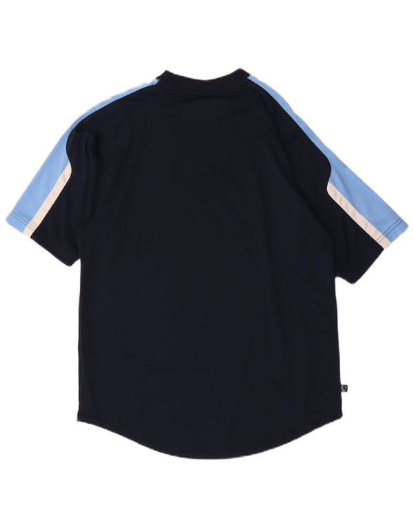 Nike Camiseta gráfica para hombre UK 39/41 Medium Azul marino Colorblock