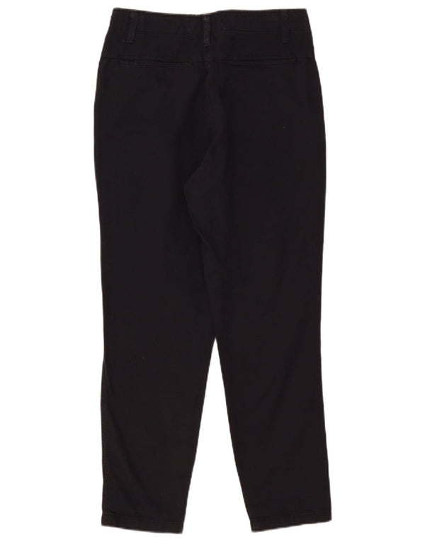 Zara Pantalón chino ajustado para mujer EU 36 Small W26 L27 Azul marino Algodón