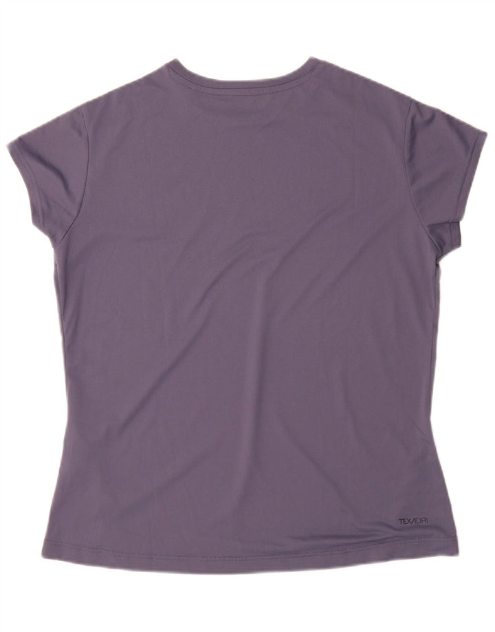 JACK WOLFSKIN Camiseta Mujer Top UK 40/16 Grande Poliéster Morado